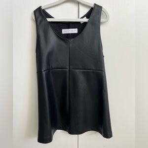 Zara faux leather dress, worn once. Size 3-4 T